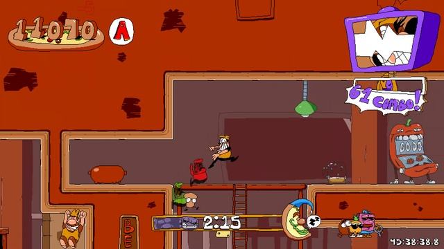 Прохожу уровень fast food saloon на p ранг #pizza_tower #стакан смотреть онлайн