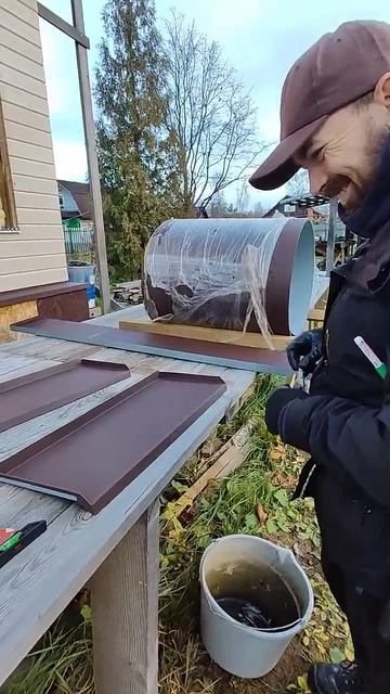 Безопасный бесшумный отлив #building #roof #фальц смотреть онлайн