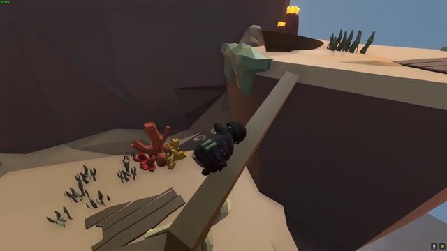Human Fall Flat, Достижение Скалолаз обойти пещеру сверху на уровне (Глубины) 2024 02 05 смотреть онлайн