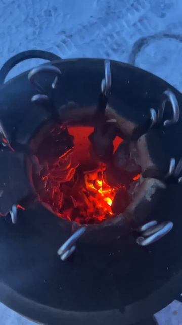 Как пожарить шашлык зимой в -20