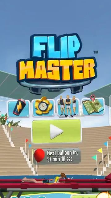 Сальто на батуте