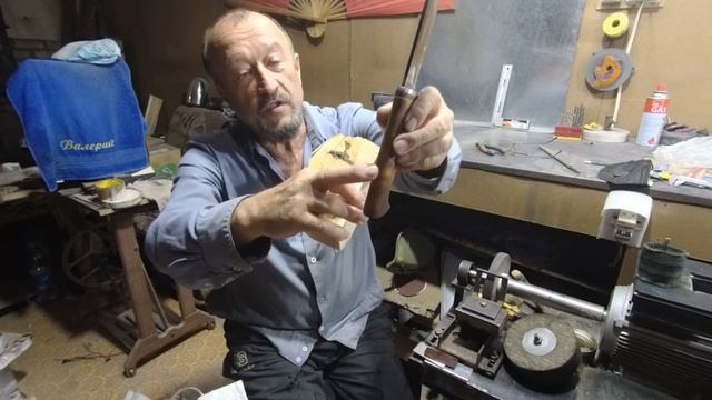 Заготовка охотничьего ножа. Круги для полировки. смотреть онлайн