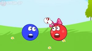 сборник ЛУЧШИХ МУЛЬТИКОВ про красный шарик ! анимация про несносный красный шар red ball 4 от Спуди