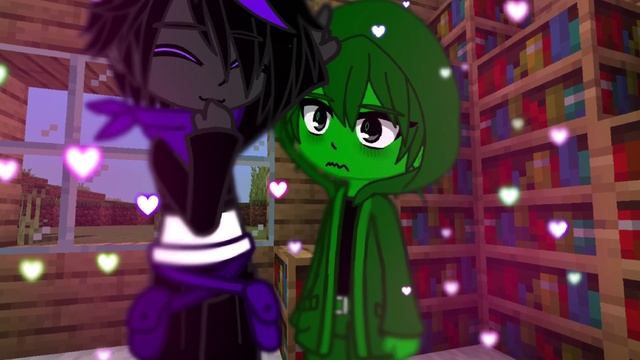 ||My love||Enderman×Creeper💚💜||#minecraft #enderman #creeper #шип #ship #popular #рекомендации смотреть онлайн