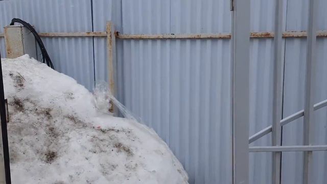 Холодный ветер, снег идет.