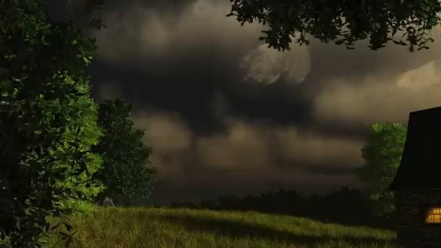 Calm Before the Storm Ambience (New Version) _ Distant Thunder _ Warm, Balmy & Windy _ 3 HOURS смотреть онлайн