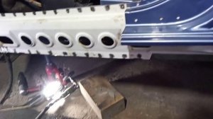 Замена порогов.Калина