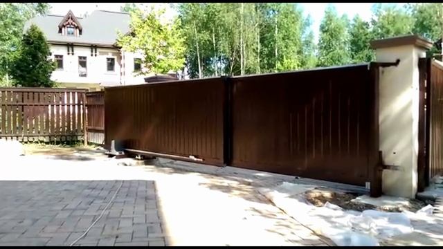 Ворота откатные телескопические смотреть онлайн
