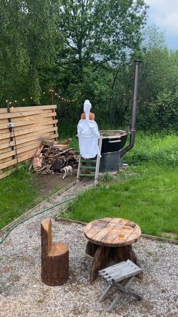 Банный чан, глэмпинг "Лесная гавань" #relax #travel #дом #дача смотреть онлайн