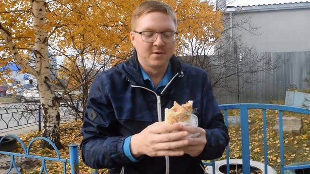 Кот и Веселый дегустатор попробовали шаурму из "Шаурма бар" смотреть онлайн