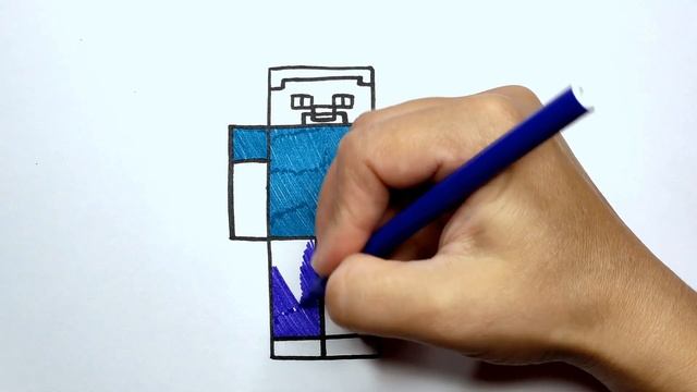 📛 Steve From MINECRAFT Drawing | Сурет салу әдісі | Qanday chiziladi | Как нарисовать | Cómo dibuja смотреть онлайн