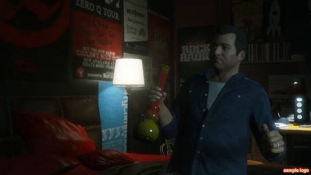 GTA 5 Майк курит ДУРЬ!!! смотреть онлайн