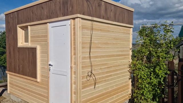 Видео с объекта. Строим мини-баню 3х2 смотреть онлайн