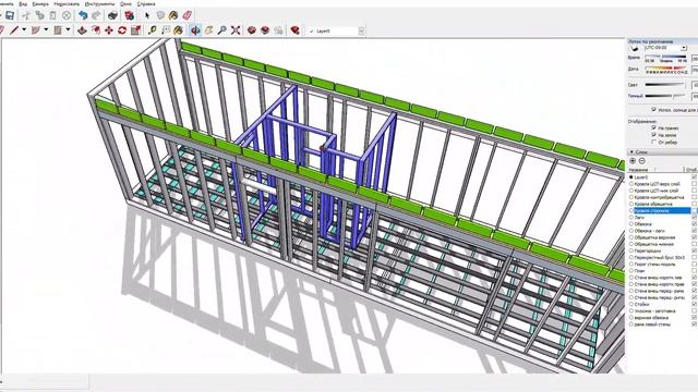 Каркас дома с плоской кровлей 05 03 24 смотреть онлайн