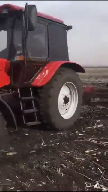 Каток КИПО-6Н измельчитель пожнивных остатков в работ? смотреть онлайн