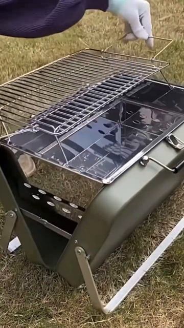 Складной мангал многоразовый. Артикул в конце видео смотреть онлайн