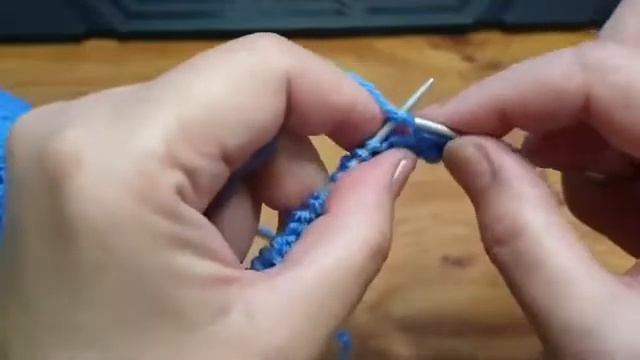 Красивая рельефная резинка спицами смотреть онлайн