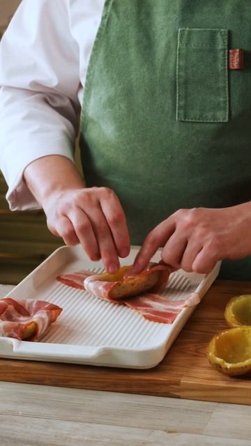 Запечённый картофель с беконом и сыром. Уже на канале!