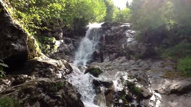 Водопад на реке Большая шита. смотреть онлайн