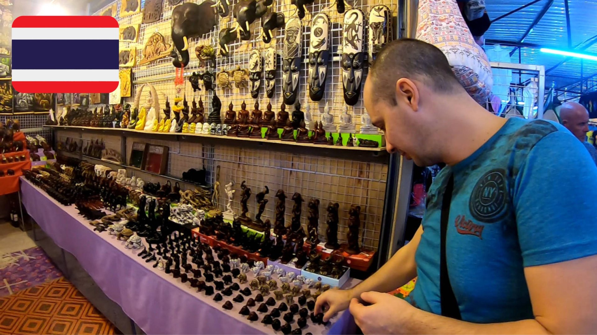 #4 Вечерний рынок в районе Ката. Вкусная и недорогая еда, одежда, сувениры. Пхукет. Декабрь 2019 смотреть онлайн