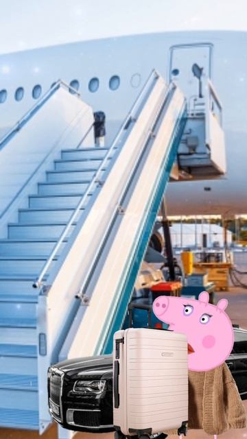 6 часть|Peppa Vlog|Посадка на самолёт💗