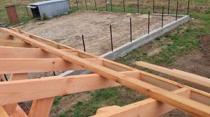 Строим крышу на одноэтажном кирпичном доме