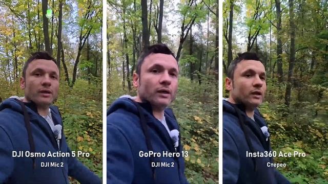 Dji Action 5 Pro vs GoPro 13 vs Insta360 Ace Pro - обзор, сравнение и опыт ис? смотреть онлайн