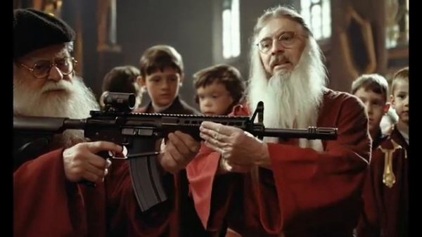 HARRY POTTER BUT EVERYONE WITH GUNS | Runway Gen-3 + Luma Ai