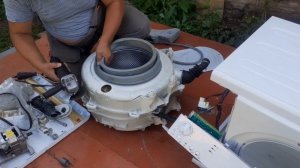 Замена подшипника стиральной машины Индезит. Часть 1 в