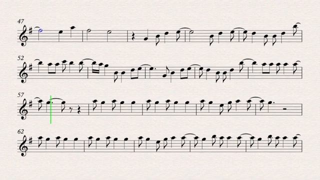Young and Beautiful - Lana Del Rey Play along for Tenor Saxophone смотреть онлайн