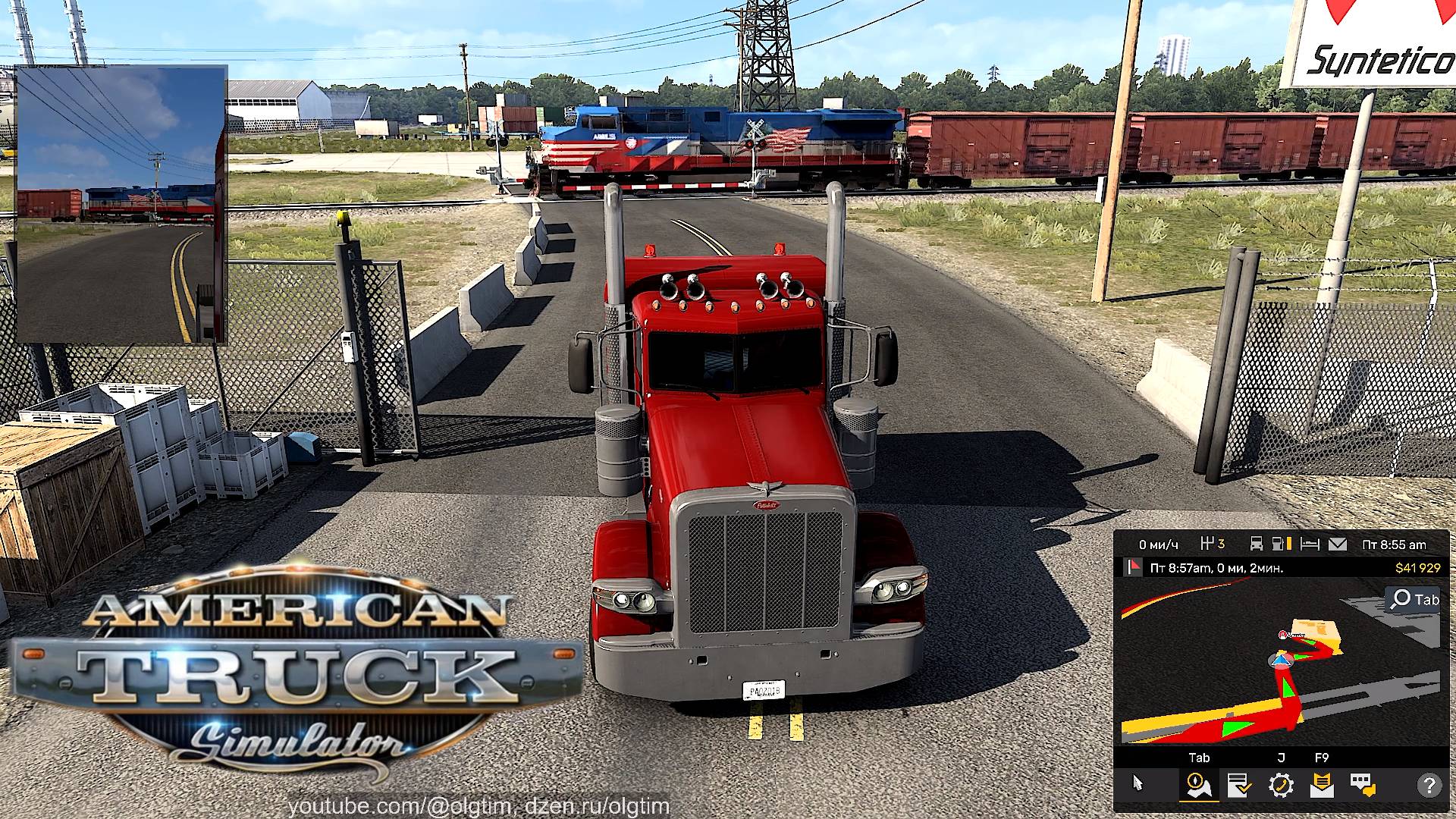 American Truck Simulator. #24. Рейс через города из вестернов в Техасе