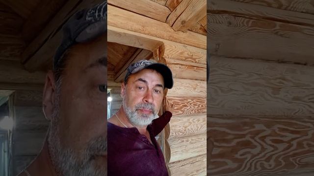 часть 3 шлифовка дома из оцилиндрованного бревна смотреть онлайн