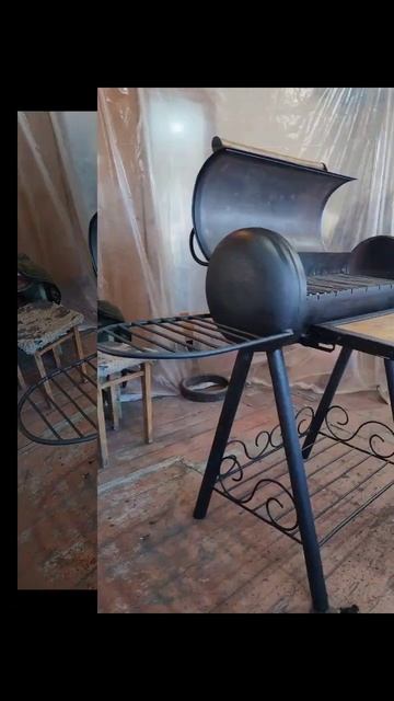Мангал из газового баллона 👨🏭🔥 #дача