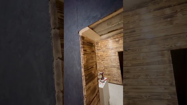 Как сделать дверной проем красиво с дерева #своимирук? смотреть онлайн