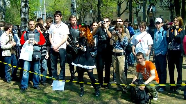 Anime Fest Voronezh 2010 / Выставка Open Air / Подушечный бугурт часть2 смотреть онлайн