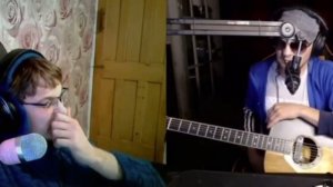 Дядя Алик шутит 😁 #чатрулетка#реакции#гитара