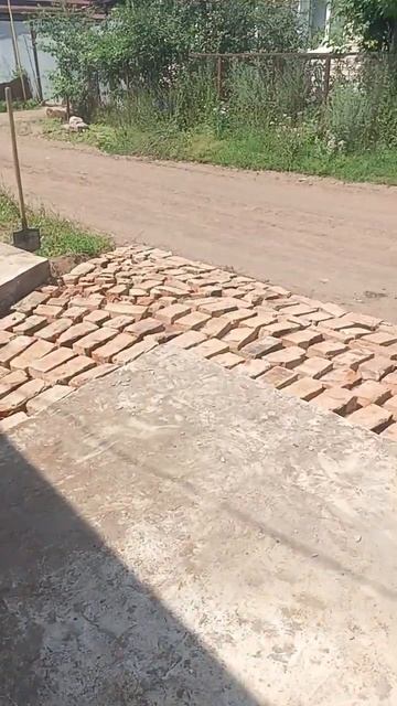 Заливка перед домом своими руками #гараж_мечты #мечта # смотреть онлайн