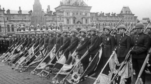 Парад Победы 24 июня 1945 года - кинохроника