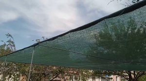 Затеняющая сетка для грядок