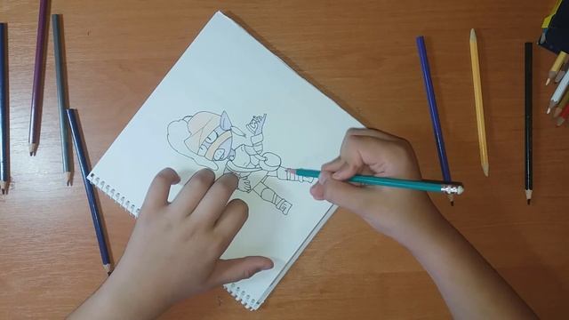 КАК НАРИСОВАТЬ EMZ ИЗ BRAWL STARS!!!!!!!! смотреть онлайн