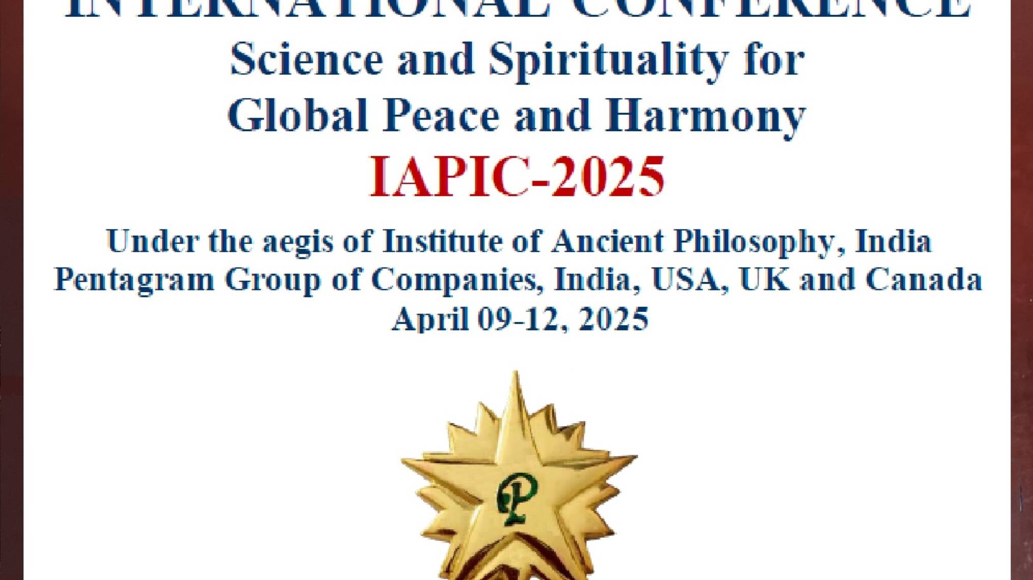 Digest Of Photos From The First Day Of The Conference International Conference - IAPIC-2025