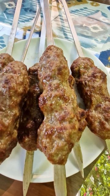 САМАРКАНДСКАЯ САМСА и ШАШЛЫК #shorts #short #shortsvideo #узбекист