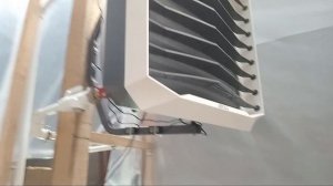 Небольшой обзор котла и тепловентилятора в теплице.