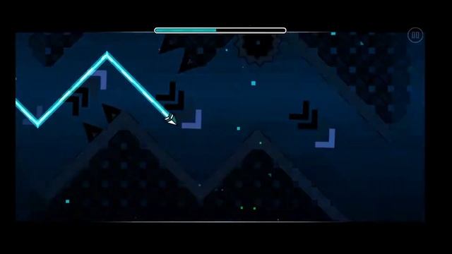 мне кажется это на хард... Прохождение уровня Sonic Wave в игре geometry dash! смотреть онлайн