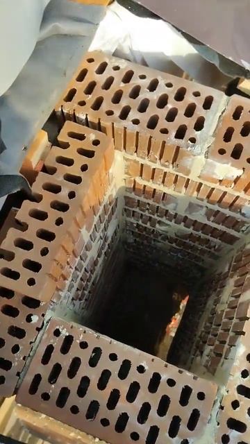 кладка кирпича Дымохода на мангале и как делать НЕЛЬЗ?