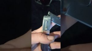 Выкидной нож ручной работы.