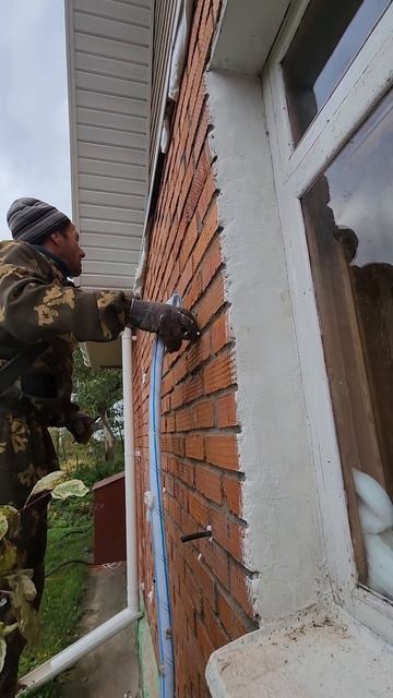 Утепляем летний каркасный дом облицованный кирпичем. смотреть онлайн