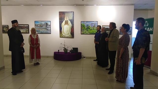 Отец Петр (Ерышалов) на открытии выставки #РусскаяАтлантида смотреть онлайн