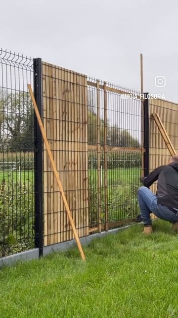 Варіант перекриття секційного забора ☝️😉 #ідея #master