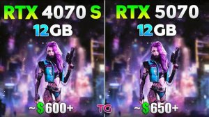 RTX 5070 vs RTX 4070 SUPER - Test in 10 Games